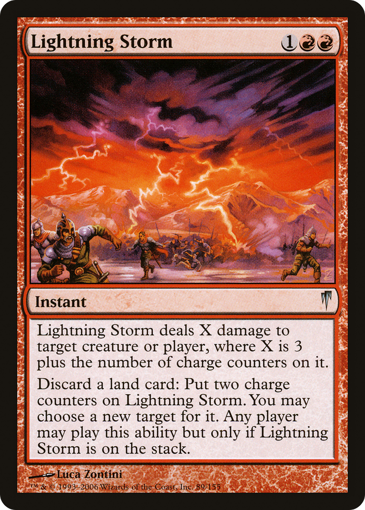 Lightning Storm (CSP-089)  Foil - Coldsnap