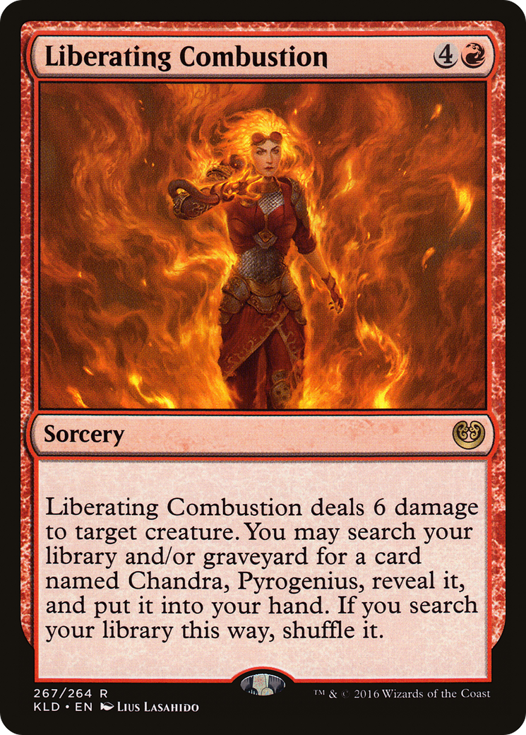 Liberating Combustion (KLD-267)  - Kaladesh