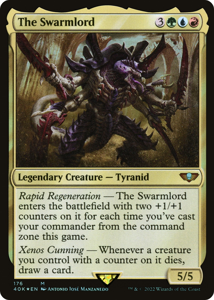 The Swarmlord (40K-176)  Foil - Warhammer 40,000 Commander