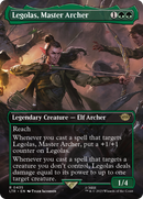 Legolas, Master Archer (Borderless) (LTR-435)  Foil - The Lord of the Rings: Tales of Middle-earth
