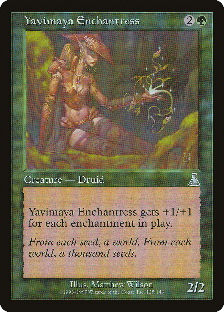 Yavimaya Enchantress (UDS-125)  - Urza's Destiny