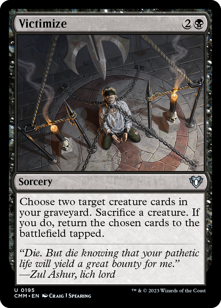 Victimize (CMM-195)  - Commander Masters