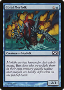 Coral Merfolk (M12-049)  Foil - Magic 2012