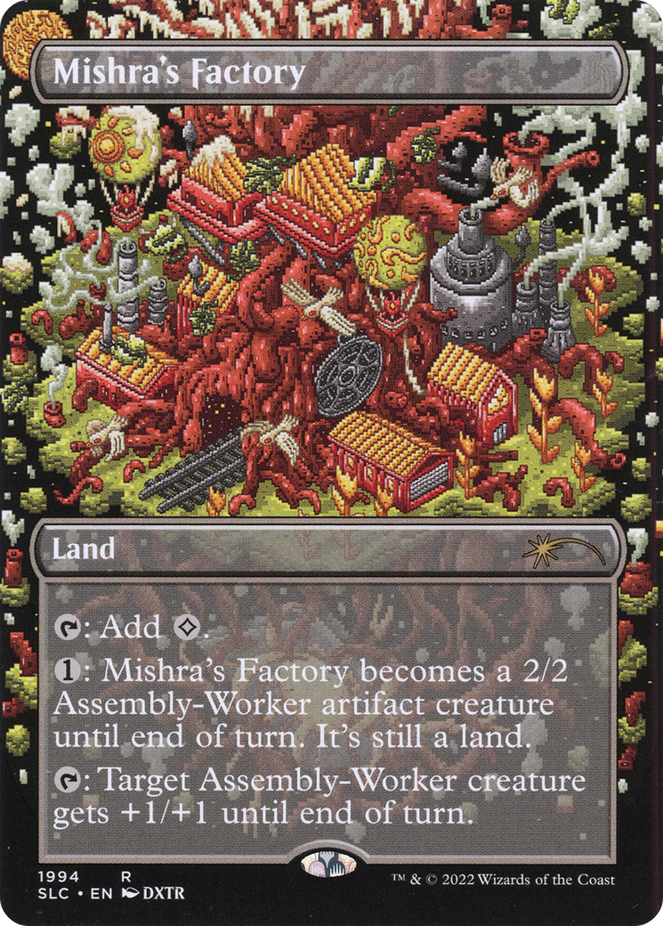 Mishra's Factory (SLC-1994)  Foil - Secret Lair Countdown Kit (Borderless)