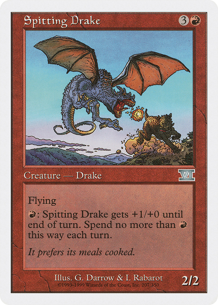 Spitting Drake (6ED-207)  - Classic Sixth Edition