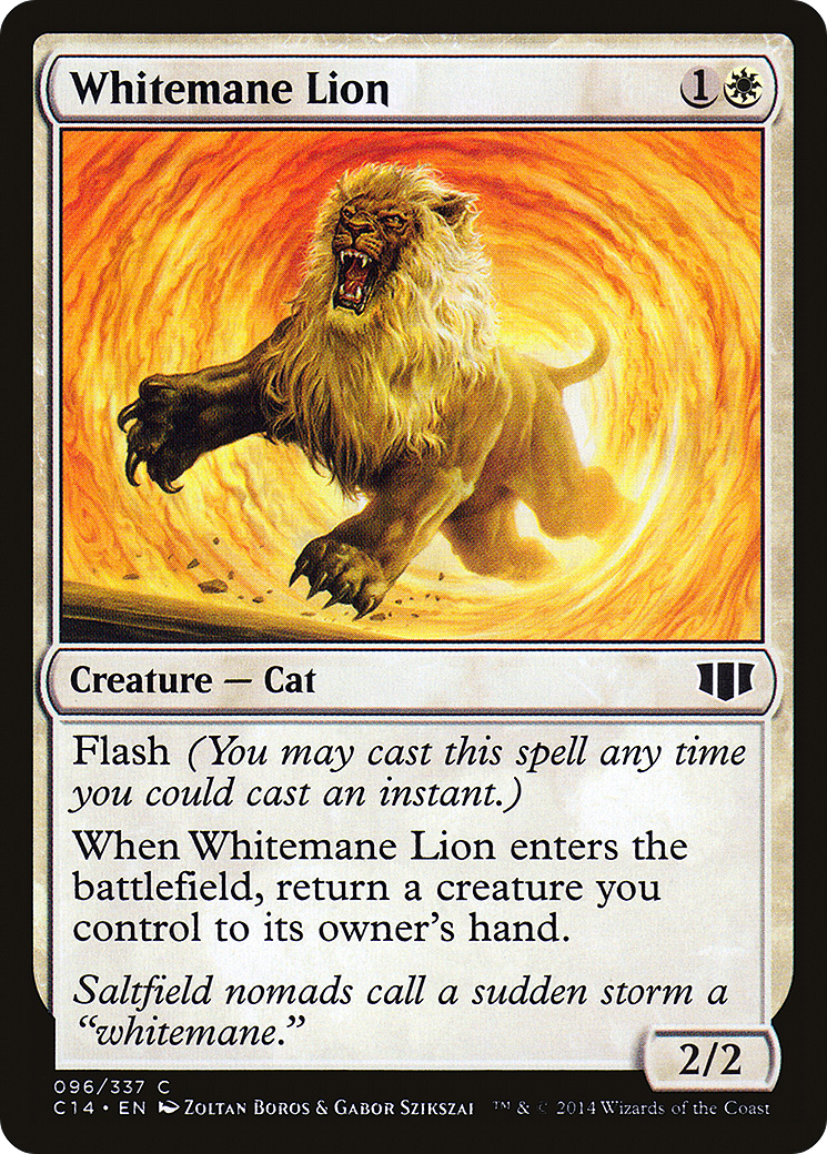 Whitemane Lion (C14-096)  - Commander 2014
