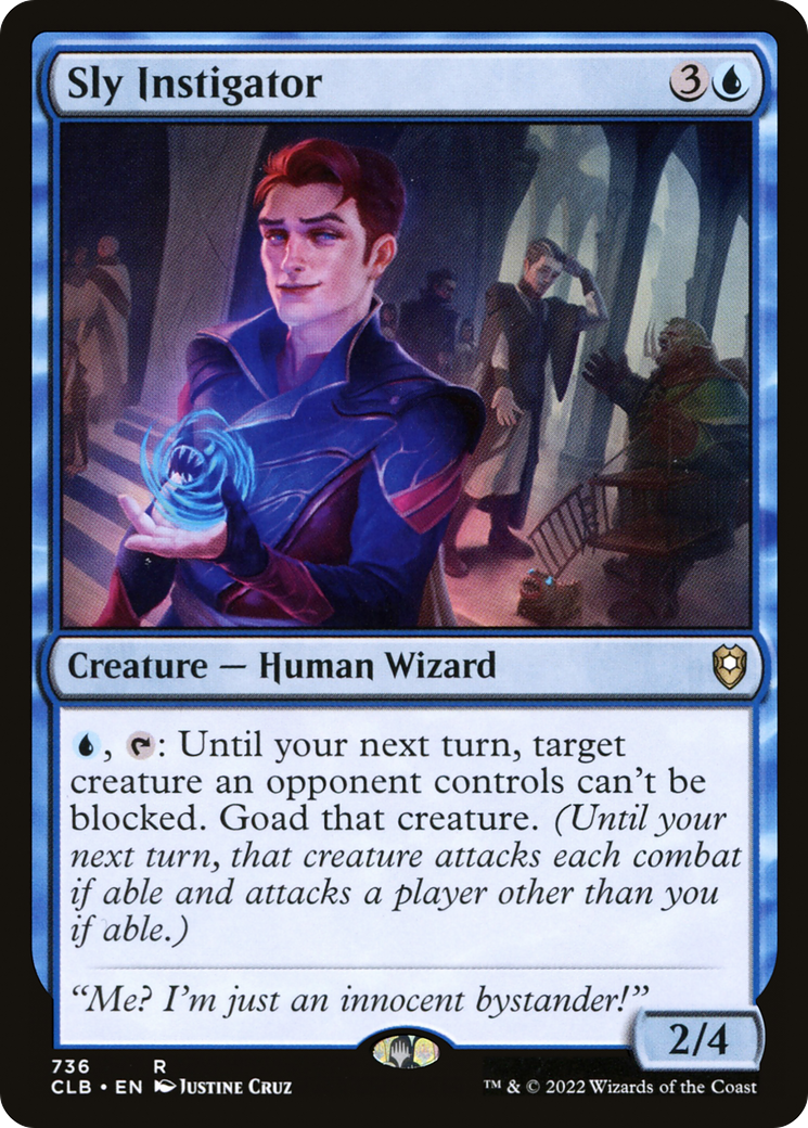Sly Instigator (CLB-736)  - Commander Legends: Battle for Baldur's Gate
