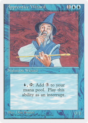 Apprentice Wizard (4ED-)  - Fourth Edition