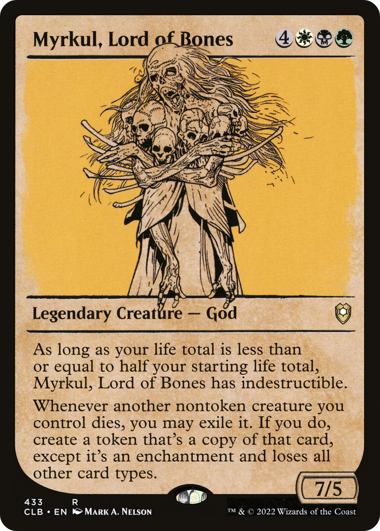 Myrkul, Lord of Bones (Showcase) (CLB-433)  Foil - Commander Legends: Battle for Baldur's Gate: (Showcase)