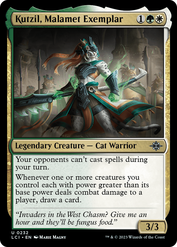 Kutzil, Malamet Exemplar (LCI-232)  Foil - The Lost Caverns of Ixalan