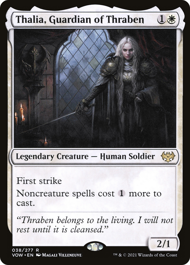 Thalia, Guardian of Thraben (VOW-038)  Foil - Innistrad: Crimson Vow