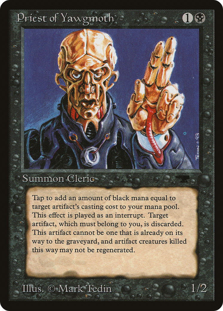 Priest of Yawgmoth (ATQ-)  - Antiquities