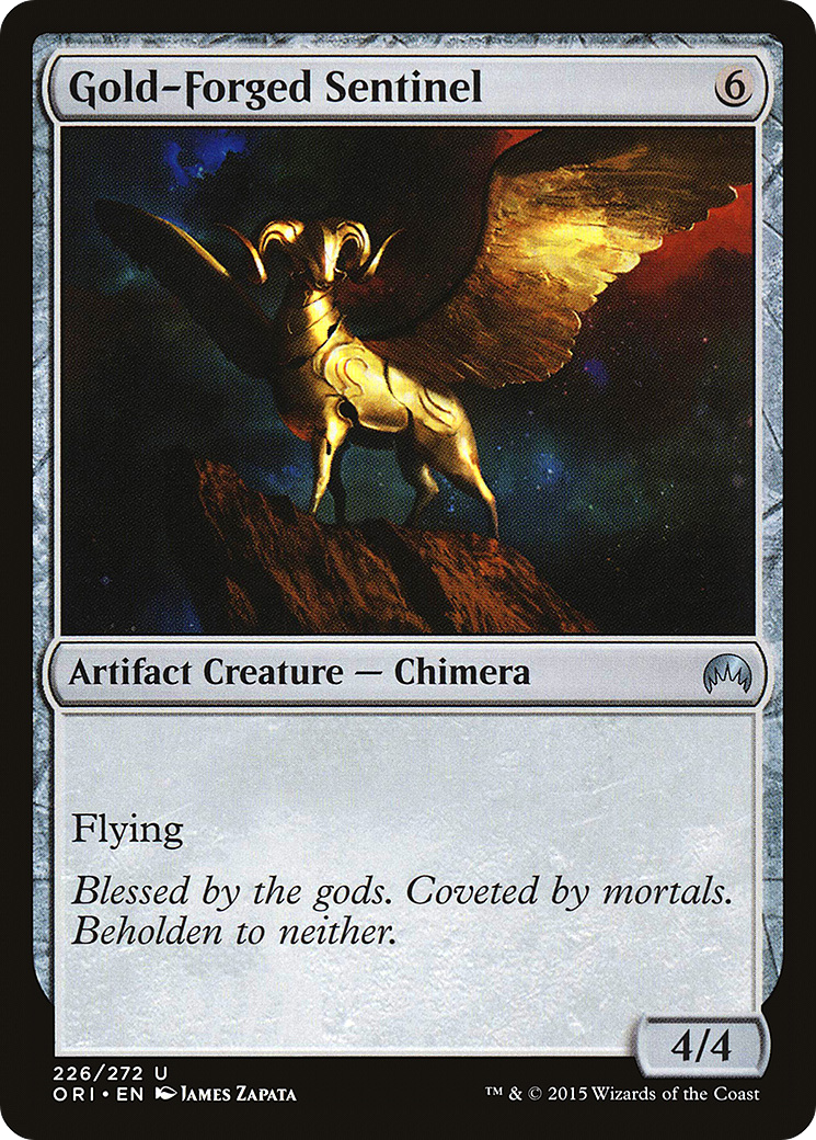 Gold-Forged Sentinel (ORI-226)  Foil - Magic Origins