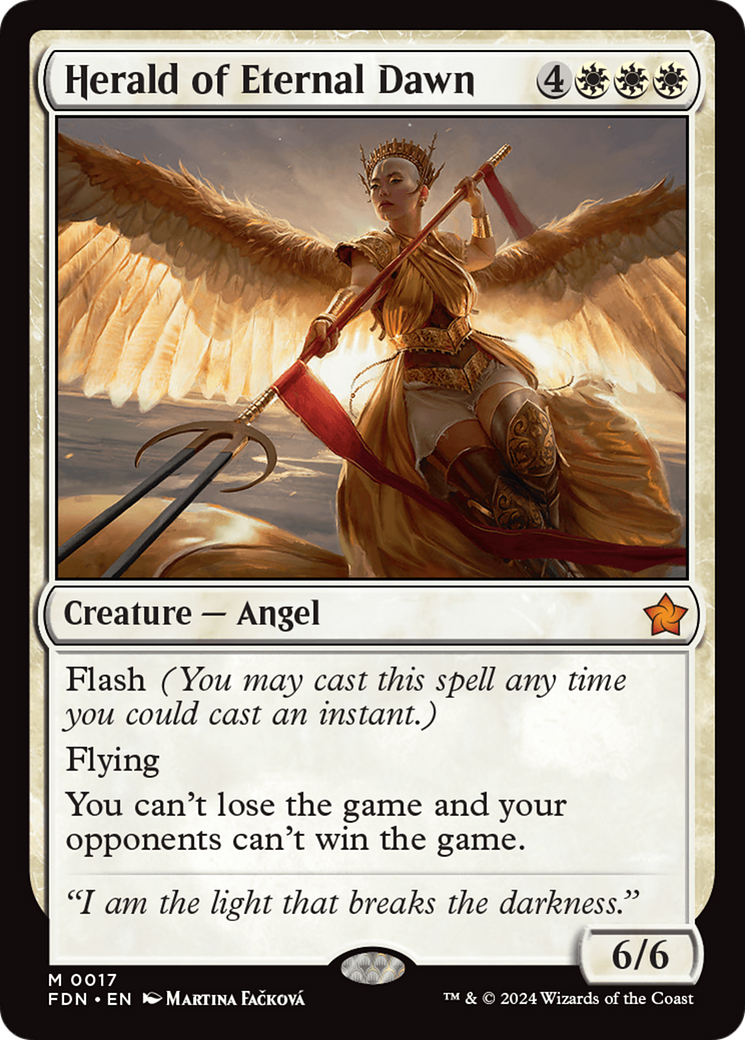 Herald of Eternal Dawn (FDN-017)  Foil - Foundations
