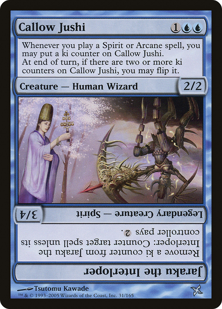 Callow Jushi (BOK-031) - Betrayers of Kamigawa Foil