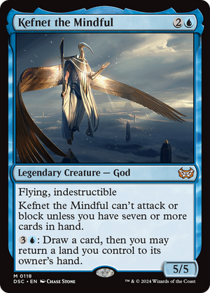 Kefnet the Mindful (DSC-118)  - Duskmourn: House of Horror Commander