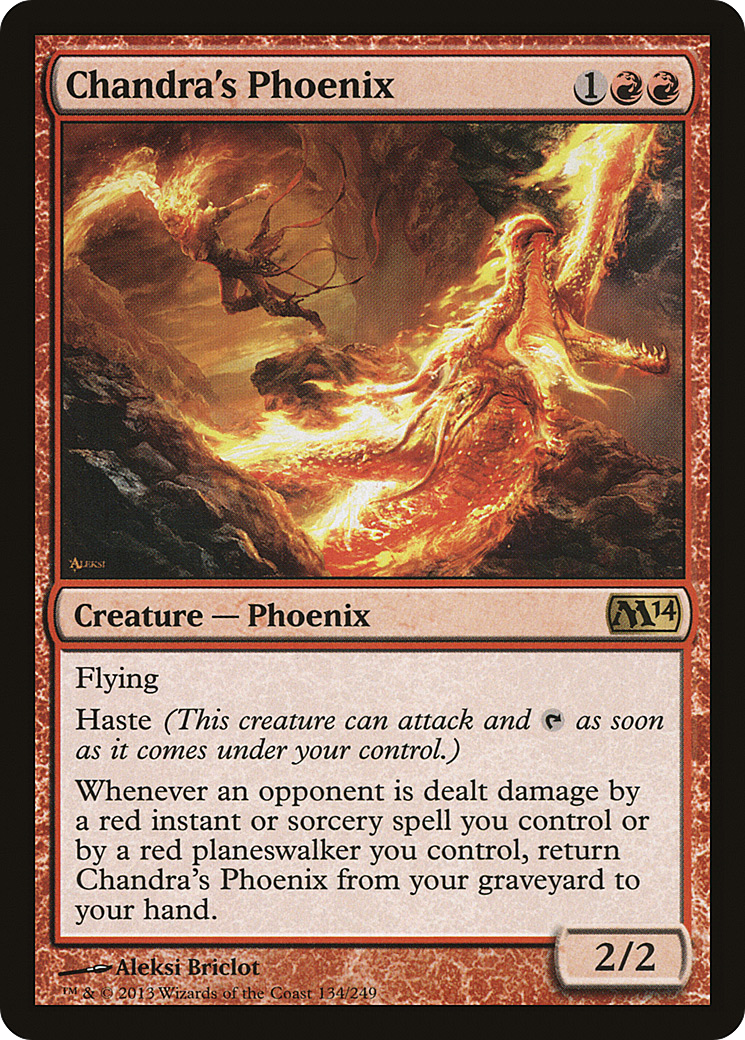 Chandra's Phoenix (M14-134)  Foil - Magic 2014