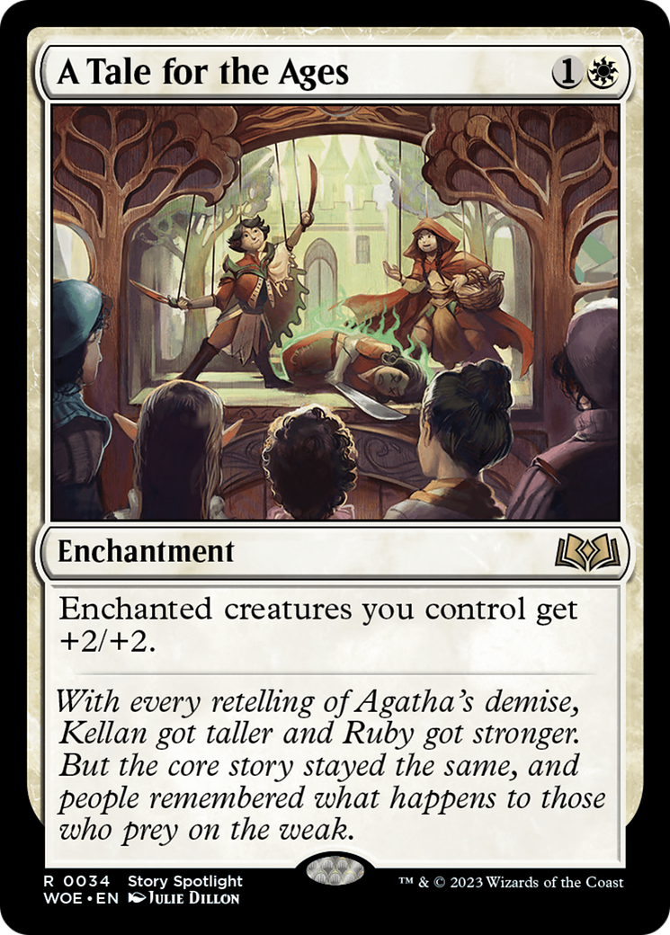 A Tale for the Ages (WOE-034)  Foil - Wilds of Eldraine