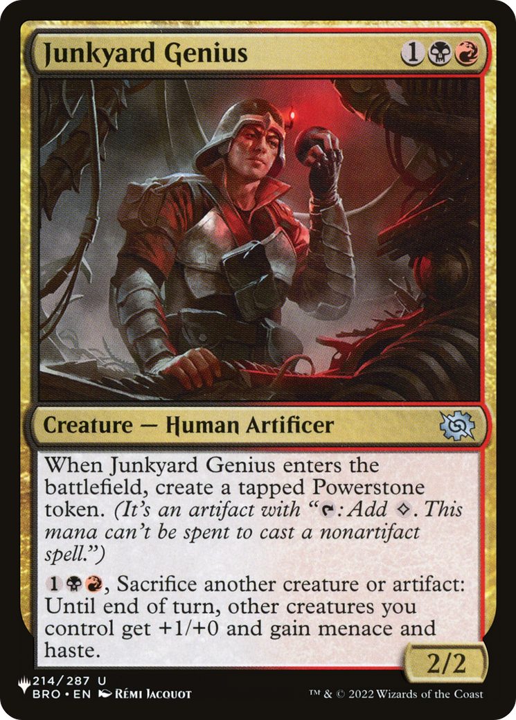 Junkyard Genius (LIST-BRO-214)  - The List