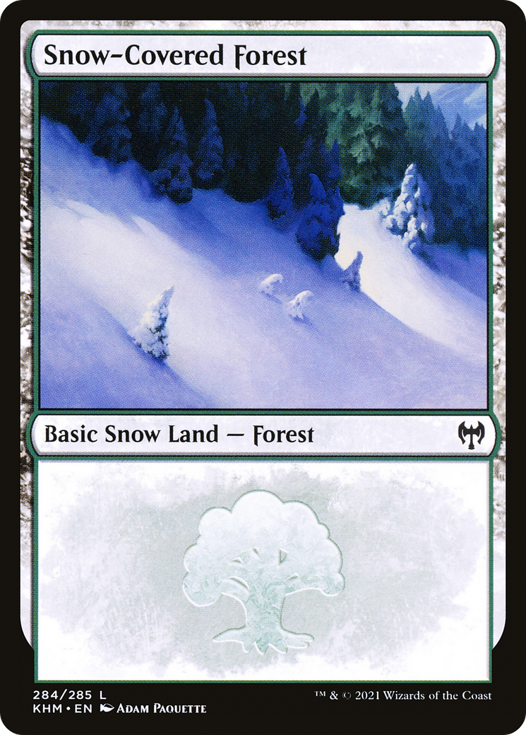 Snow-Covered Forest (284) (KHM-284)  - Kaldheim: (snow)
