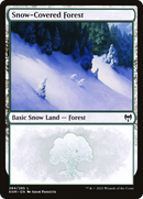 Snow-Covered Forest (284) (KHM-284) - Kaldheim: (snow) Foil