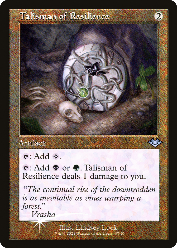 Talisman of Resilience (Retro Frame) (MH1-037)  Foil - Modern Horizons 1 Timeshifts