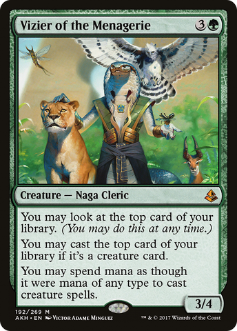 Vizier of the Menagerie (AKH-192)  Foil - Amonkhet