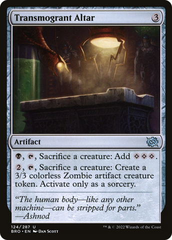 Transmogrant Altar (BRO-124)  - The Brothers' War