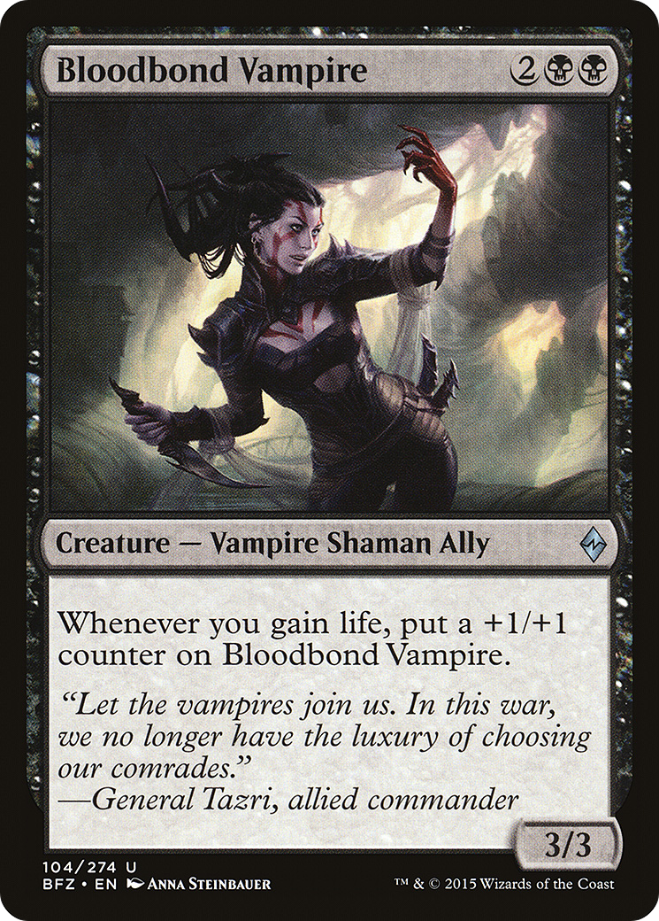 Bloodbond Vampire (BFZ-104)  Foil - Battle for Zendikar