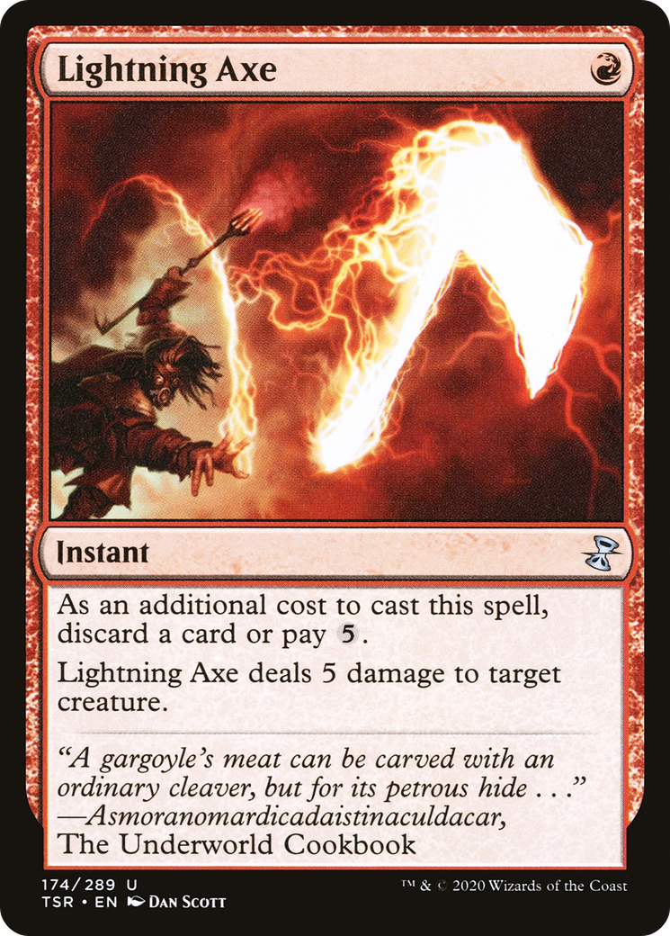 Lightning Axe (TSR-174)  Foil - Time Spiral Remastered