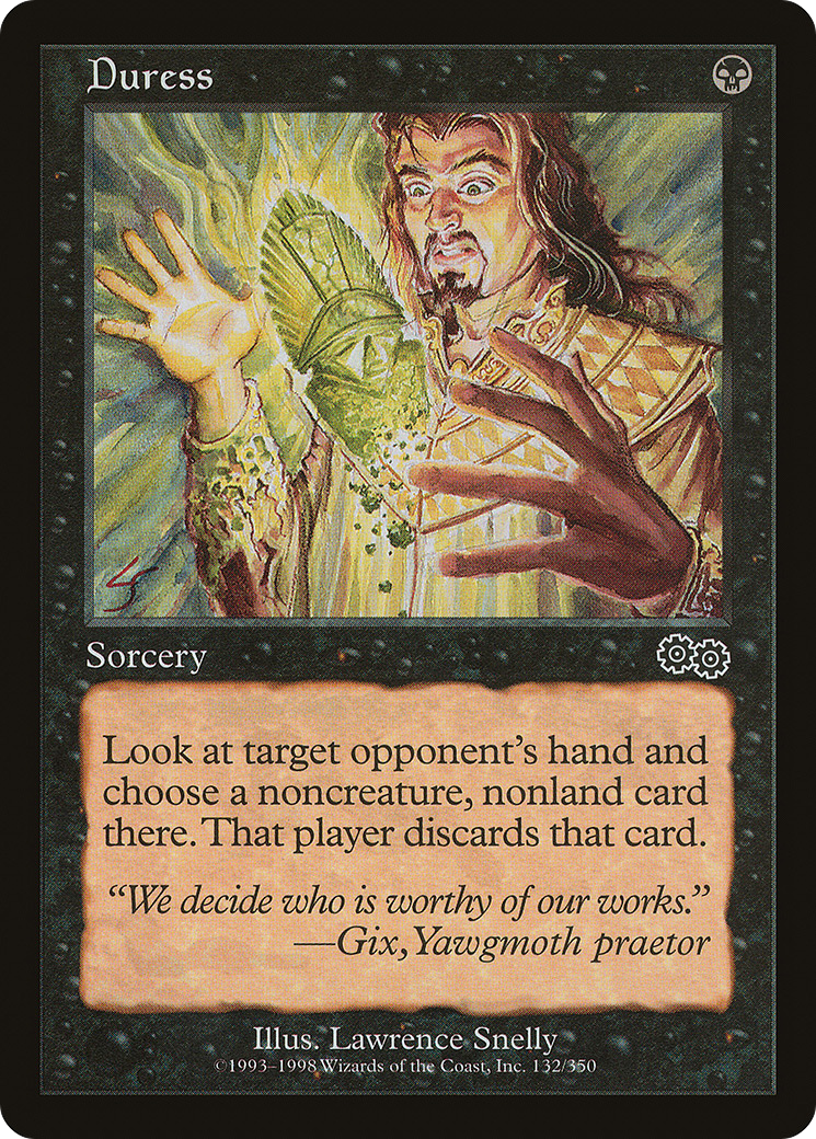 Duress (USG-132)  - Urza's Saga