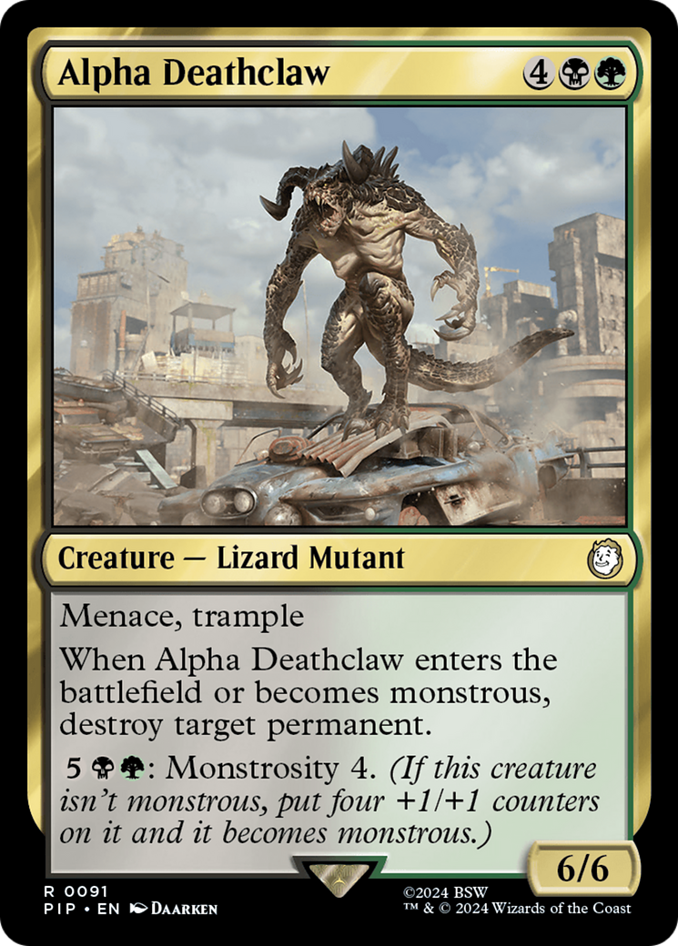 Alpha Deathclaw (PIP-091)  Foil - Fallout