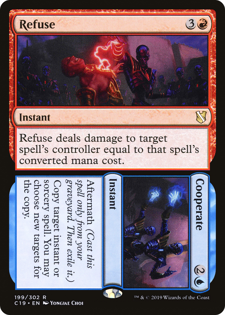 Refuse // Cooperate (C19-199)  - Commander 2019
