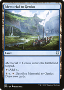 Memorial to Genius (CMR-485)  - Commander Legends