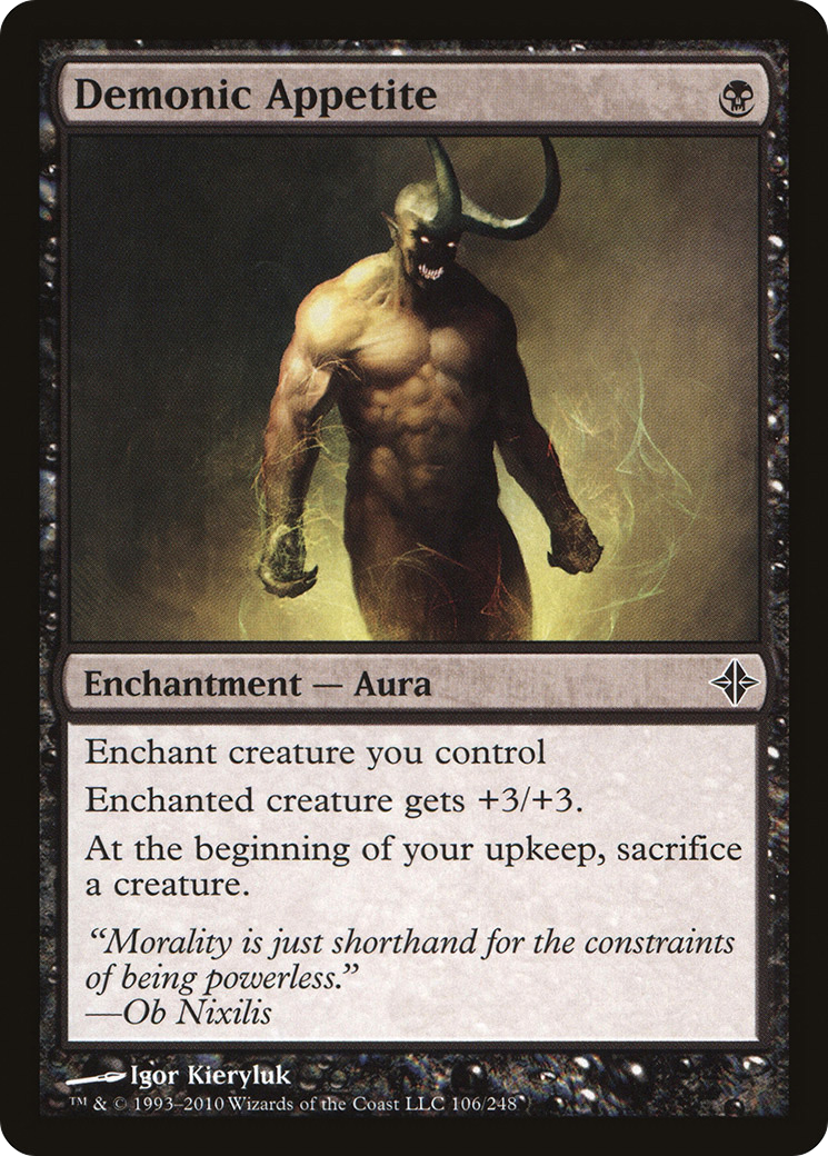 Demonic Appetite (ROE-106)  Foil - Rise of the Eldrazi