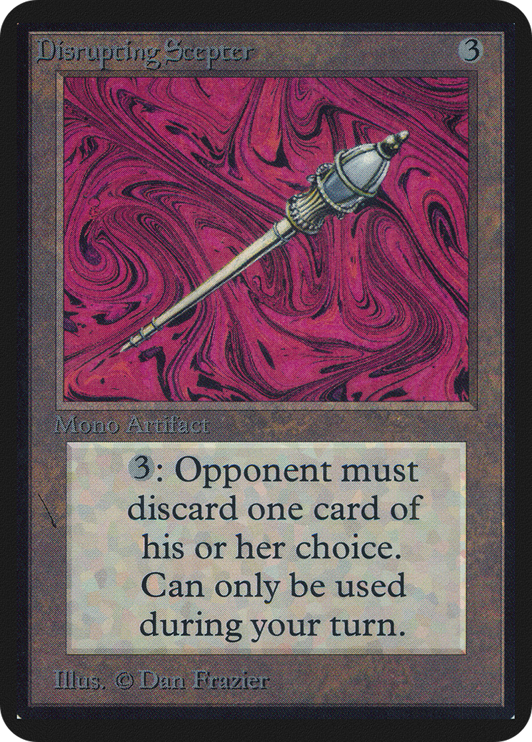 Disrupting Scepter (LEA-)  - Limited Edition Alpha