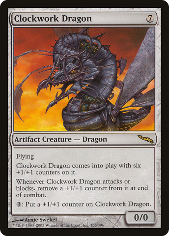Clockwork Dragon (MRD-155) - Mirrodin