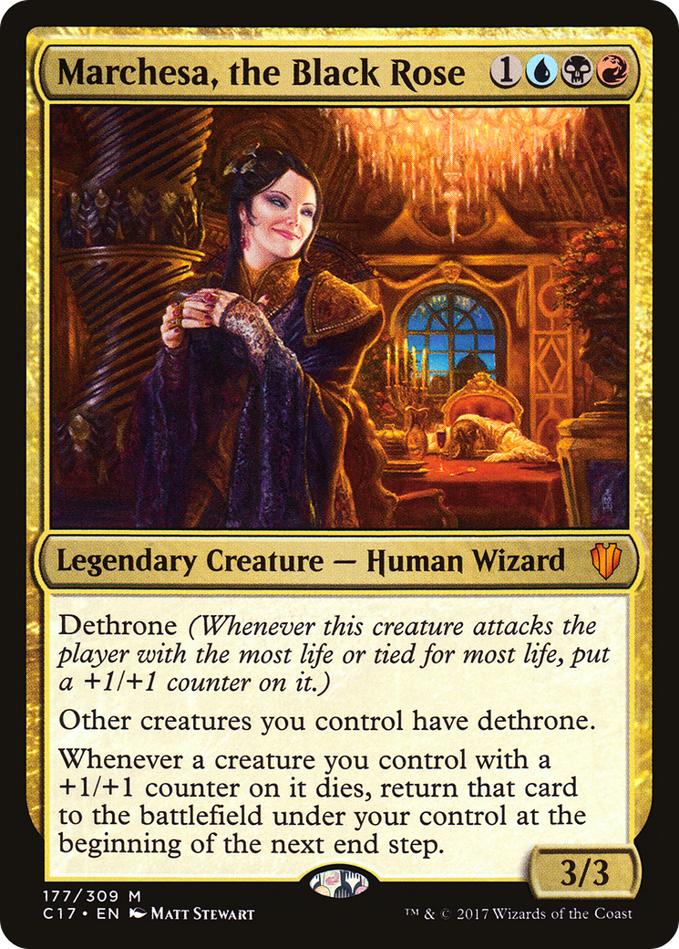 Marchesa, the Black Rose (C17-177)  - Commander 2017
