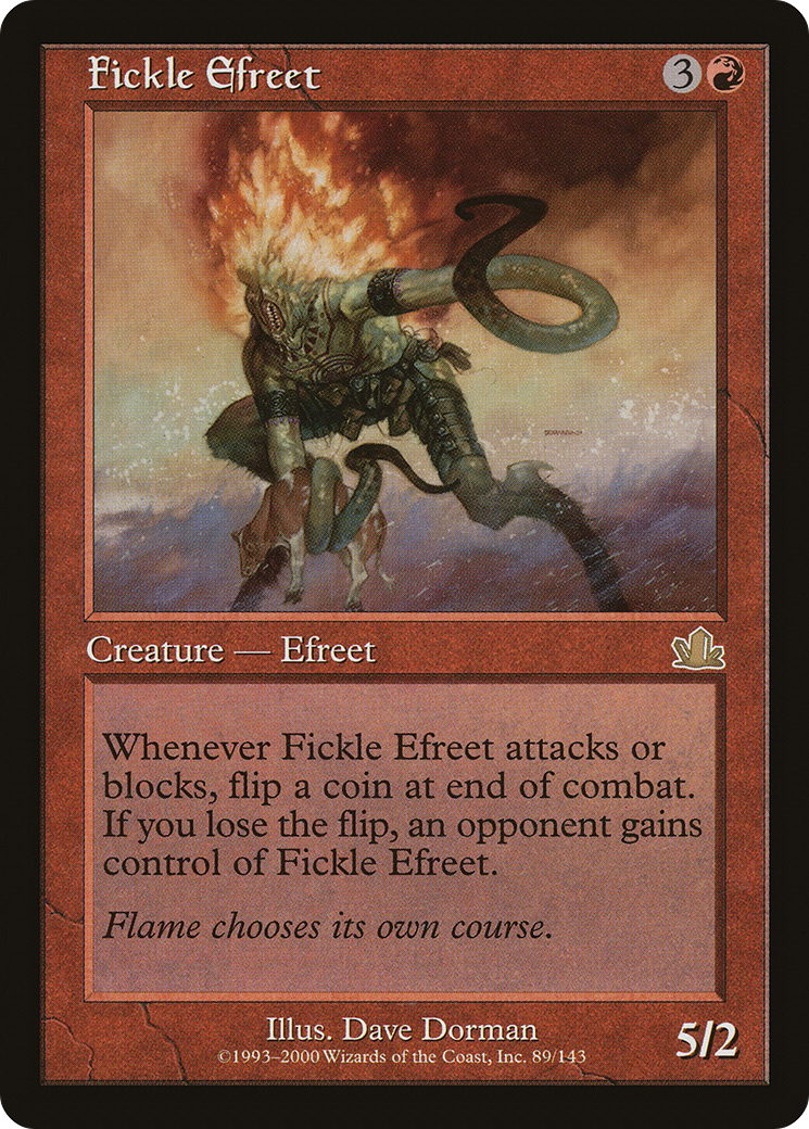 Fickle Efreet (PCY-089)  Foil - Prophecy