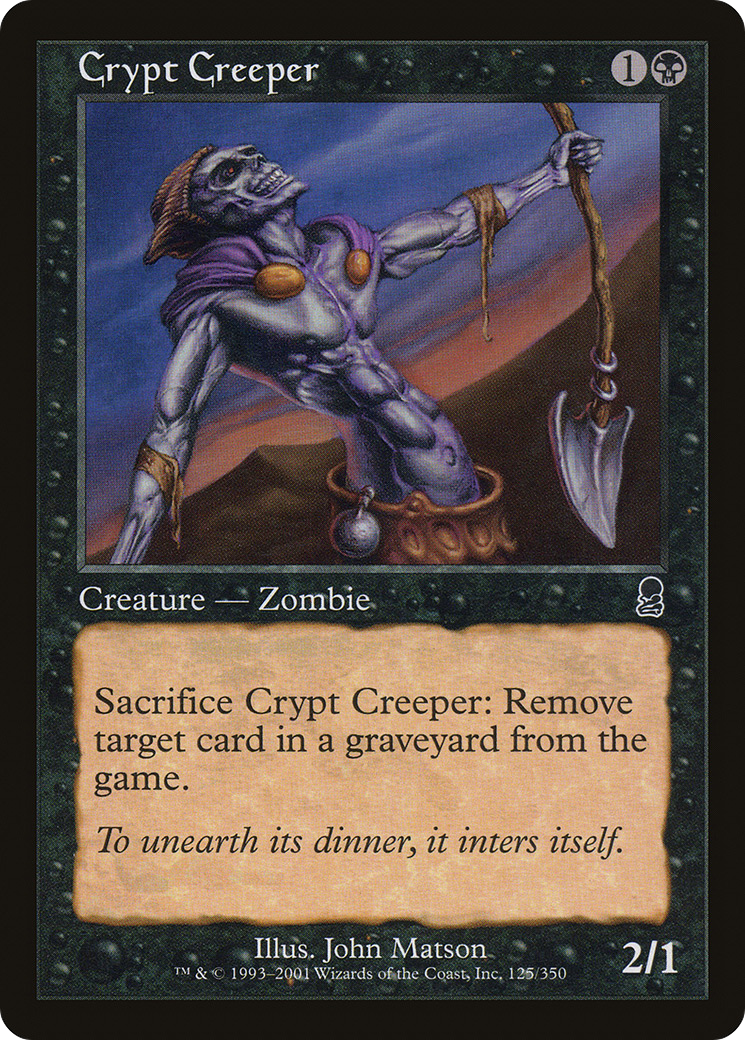 Crypt Creeper (ODY-125)  Foil - Odyssey