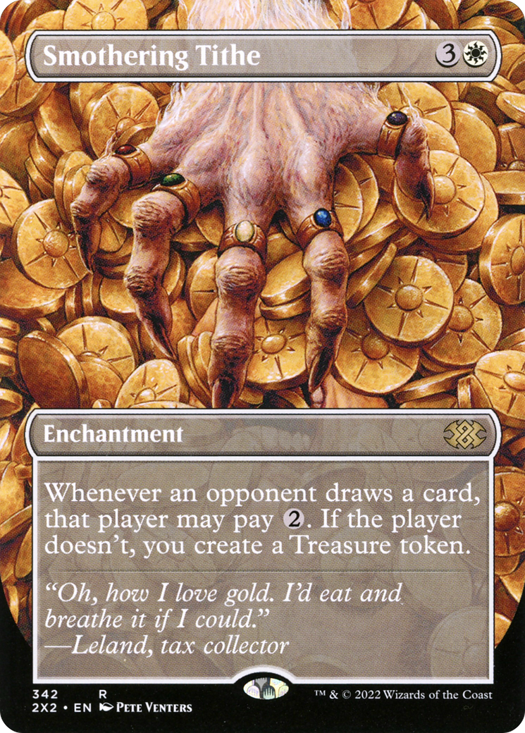Smothering Tithe (Borderless) (2X2-342)  Foil - Double Masters 2022