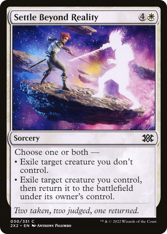 Settle Beyond Reality (2X2-030)  Foil - Double Masters 2022