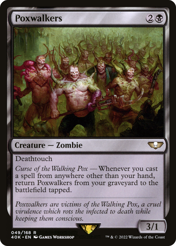 Poxwalkers (40K-049)  - Warhammer 40,000 Commander