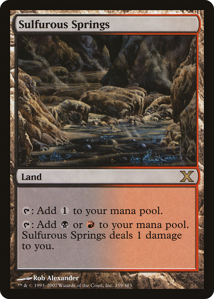 Sulfurous Springs (10E-359)  Foil - Tenth Edition
