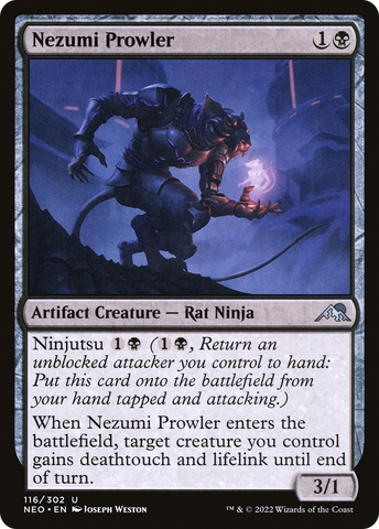 Nezumi Prowler (NEO-116)  - Kamigawa: Neon Dynasty