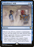 Sakashima's Will (CMR-091)  - Commander Legends