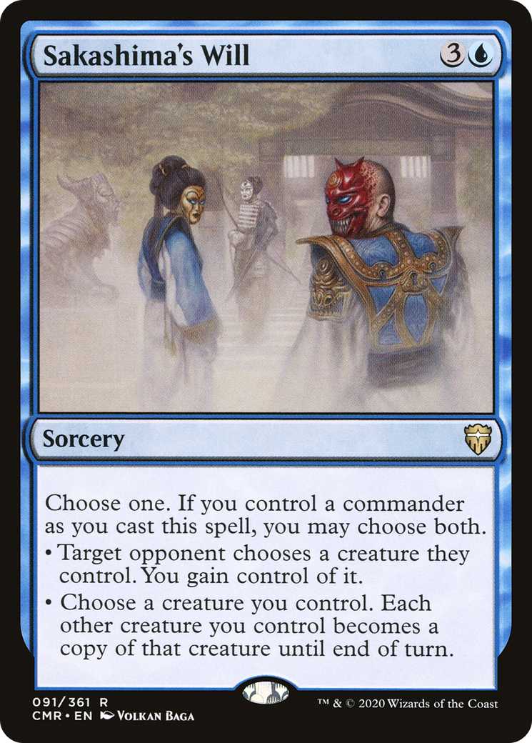 Sakashima's Will (CMR-091)  - Commander Legends