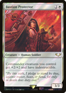 Bastion Protector (Surge Foil) (40K-182)  Foil - Warhammer 40,000 Commander