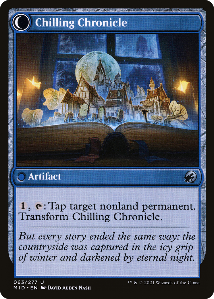 Mysterious Tome (MID-063) - Innistrad: Midnight Hunt: (Double Faced Transform)