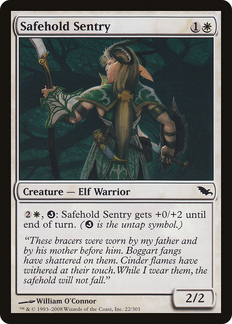 Safehold Sentry (SHM-022)  Foil - Shadowmoor